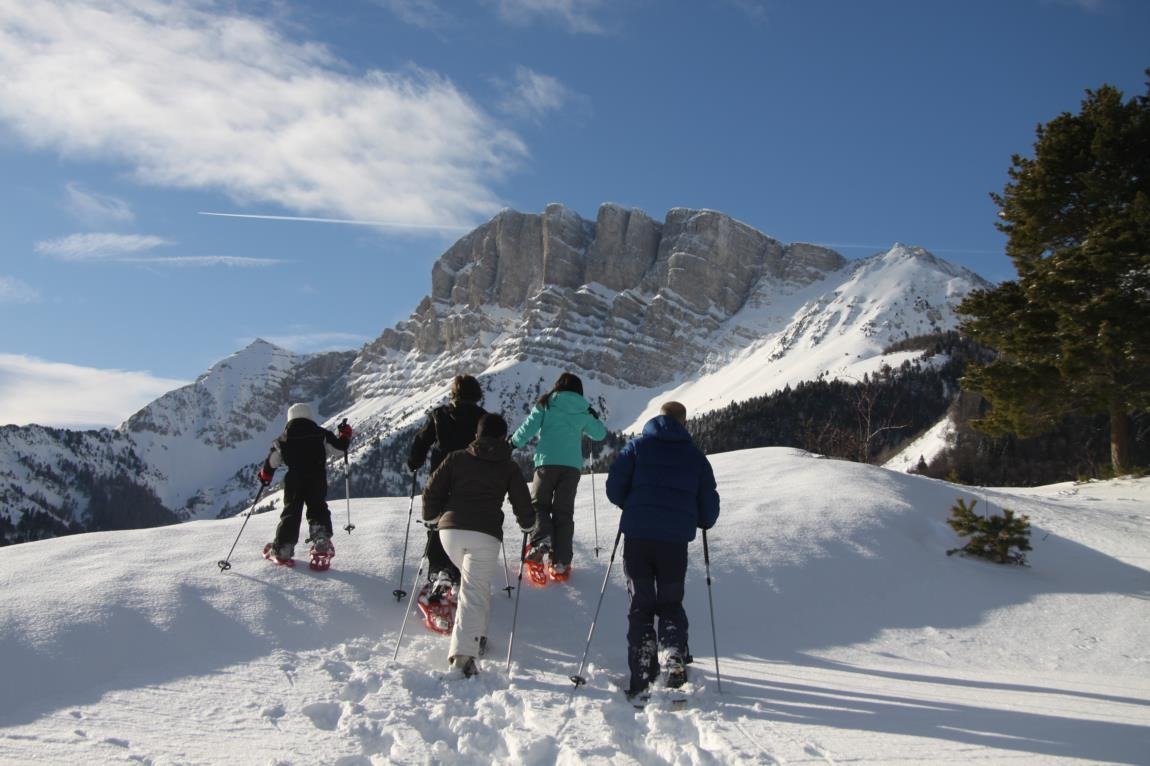 Raquettes à neige pour adultes en situation de handicap - Guide  accompagnateur en montagne et randonnées accompagnées