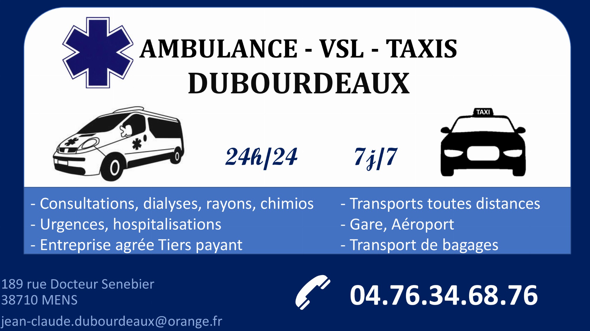Ambulance et Taxi Dubourdeaux_Mens