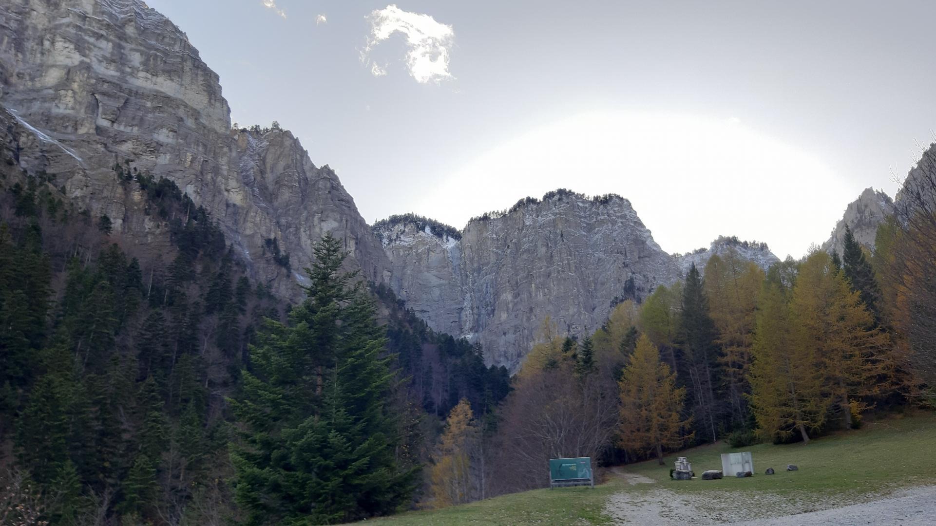 Les Fourchaux départ du Pas de l'Aiguille