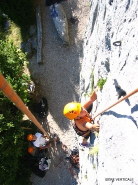 Escalade avec Isère Verticale