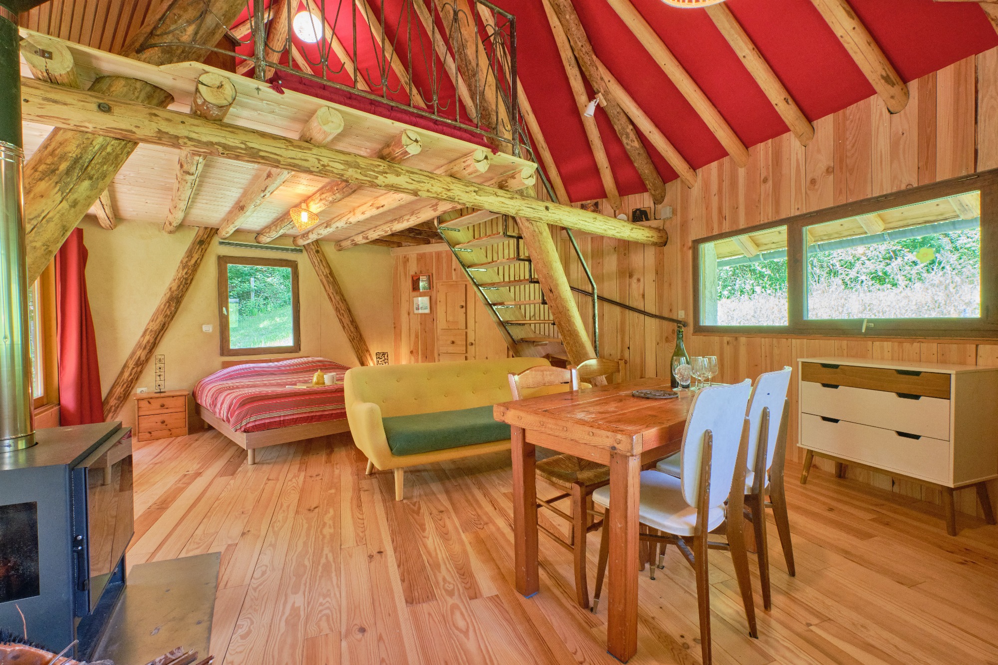 Refuge, intérieur cosy