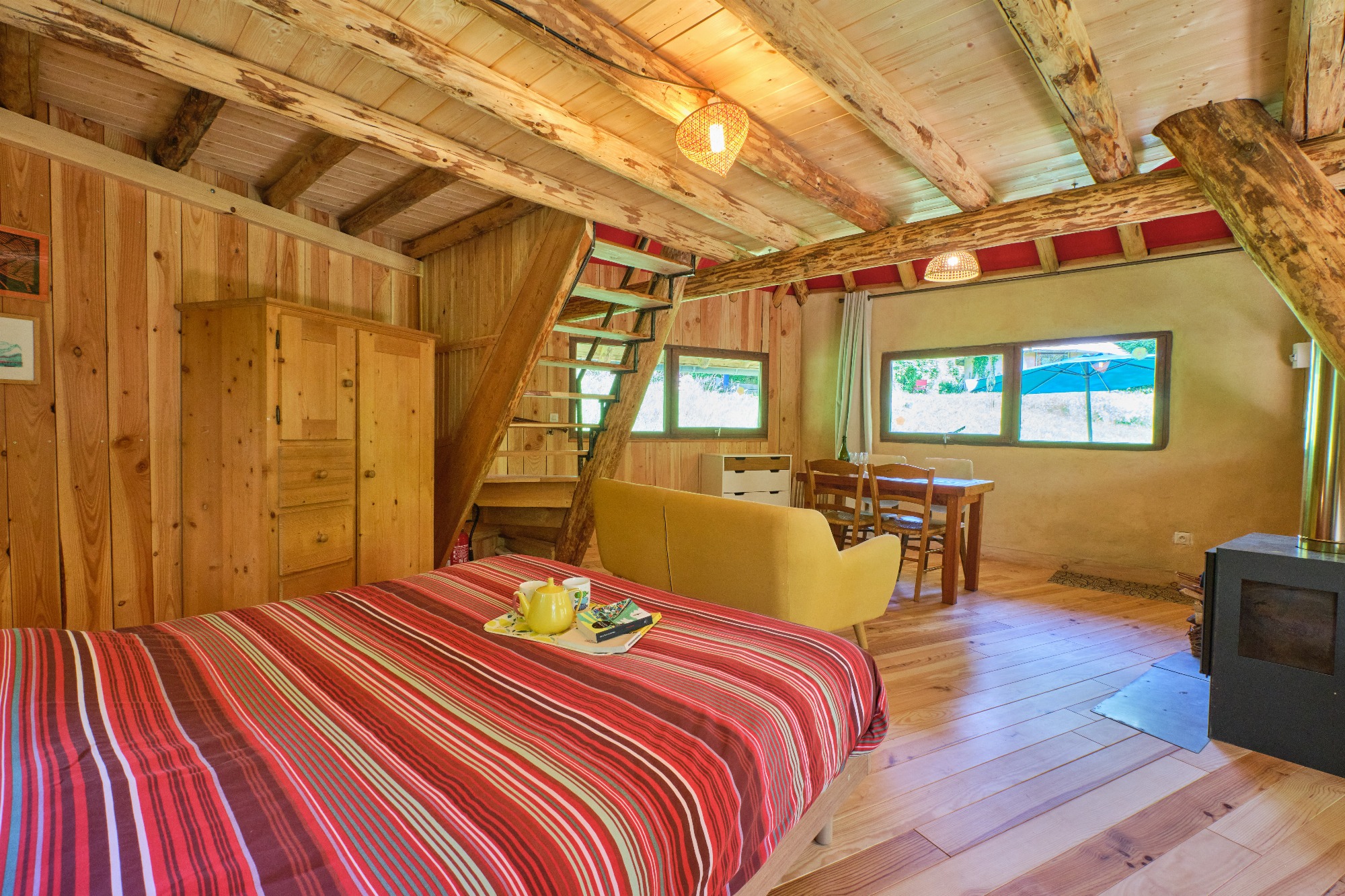 Refuge, intérieur cosy