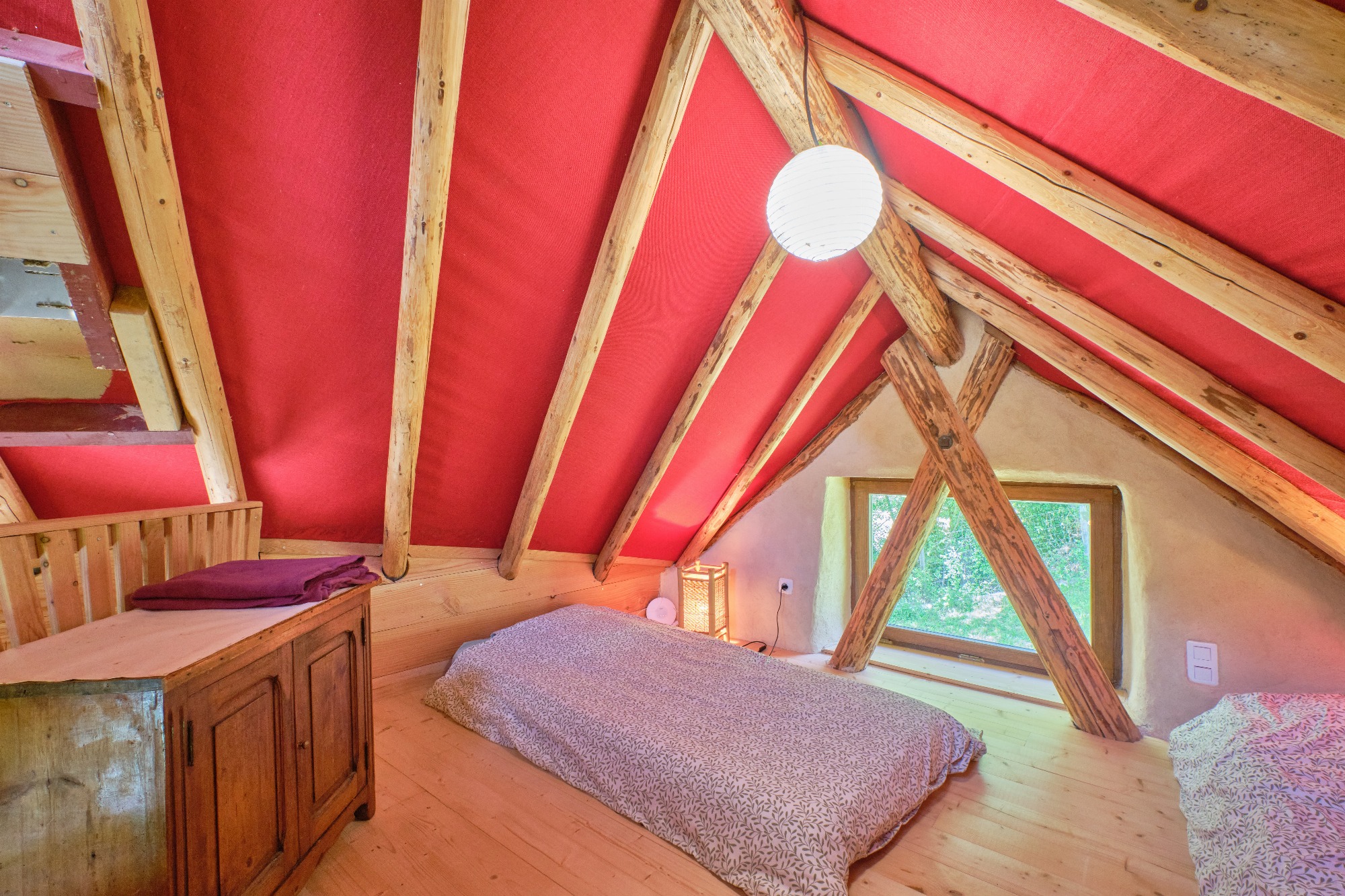 Refuge, mezzanine sous les toits