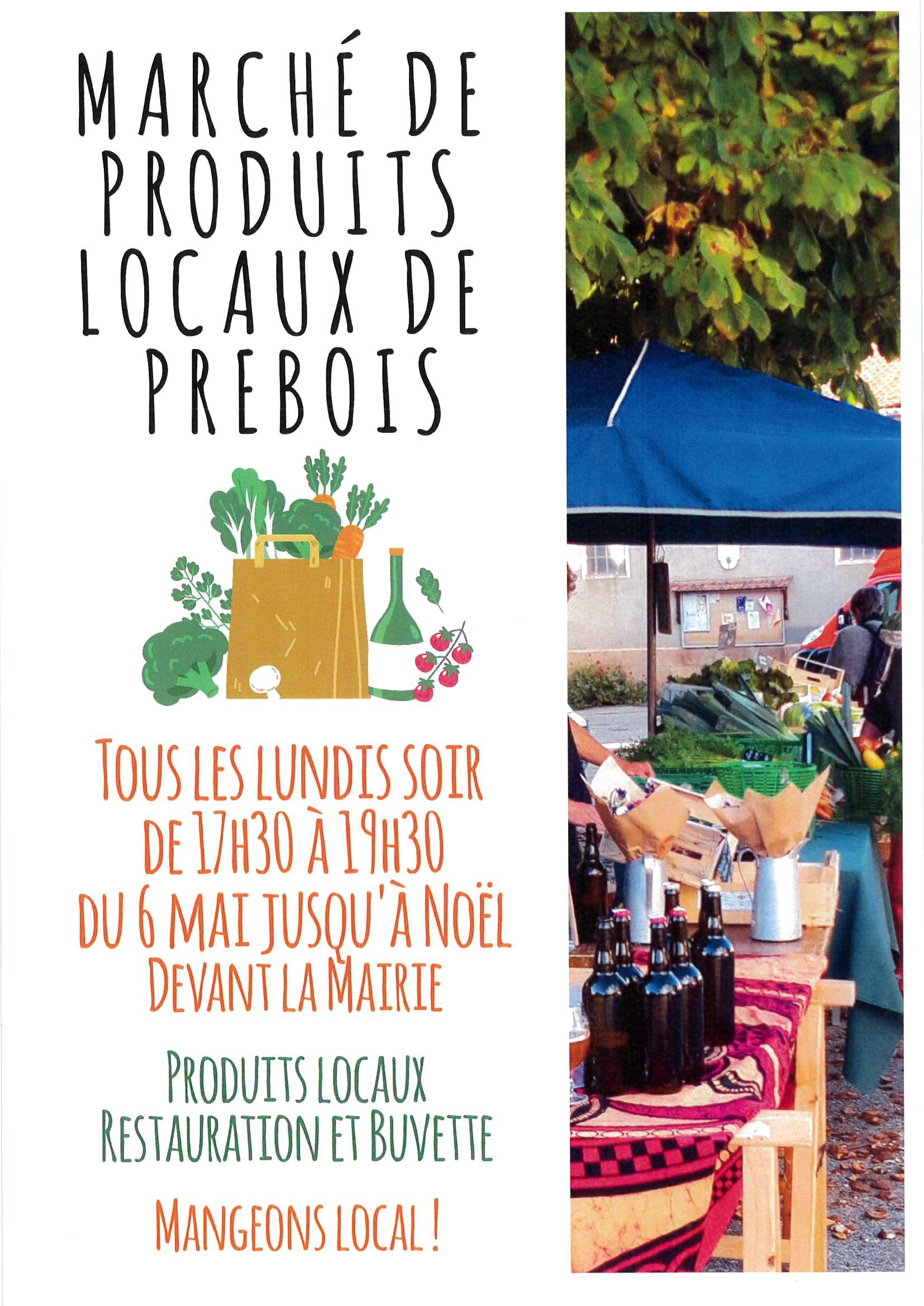 Produits Locaux, Restauration et Buvette. Mangeons Local!