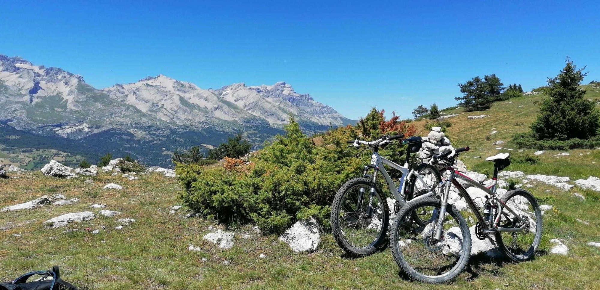 VTT dans le Dévoluy