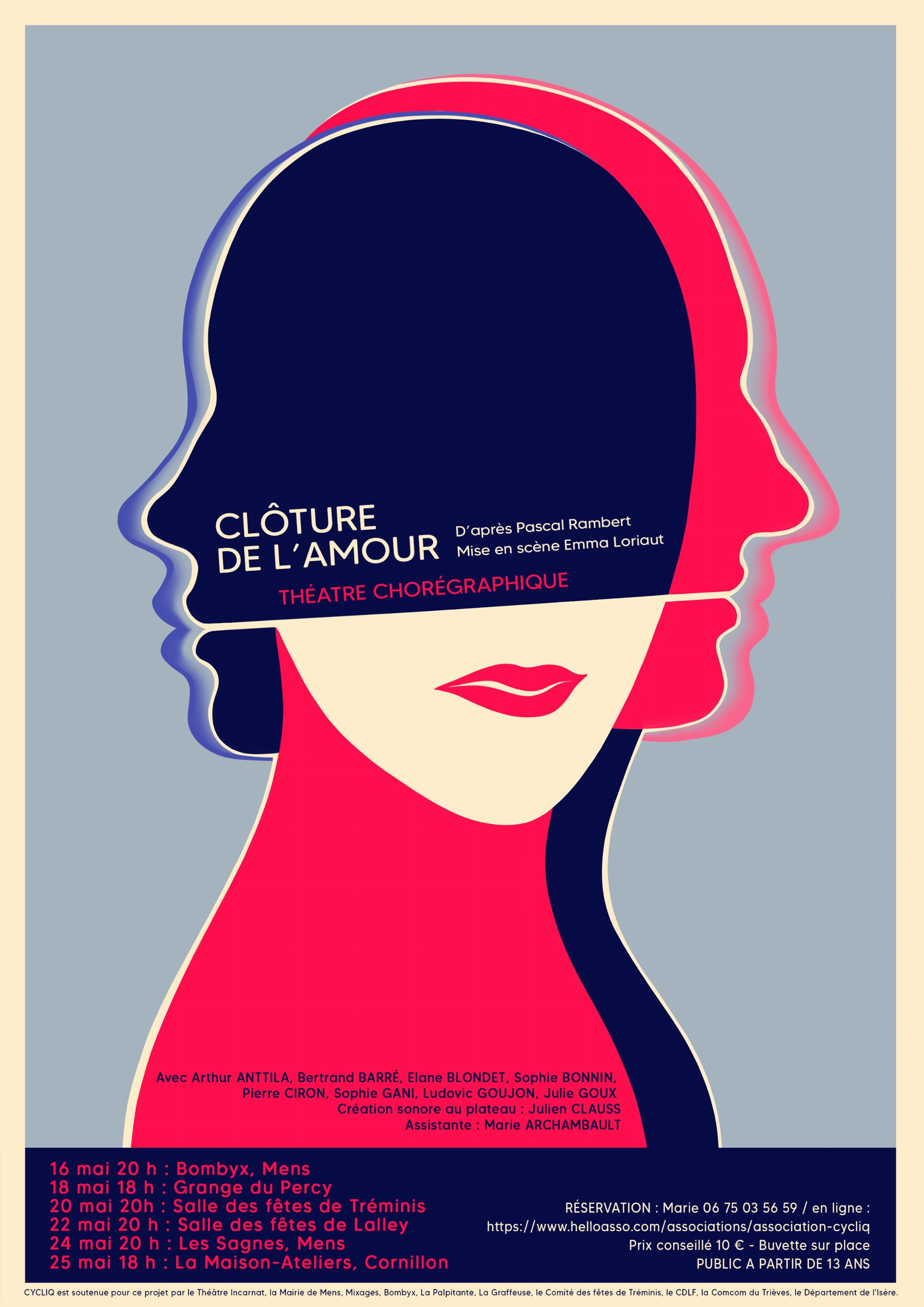 Affiche Clôture de l'Amour