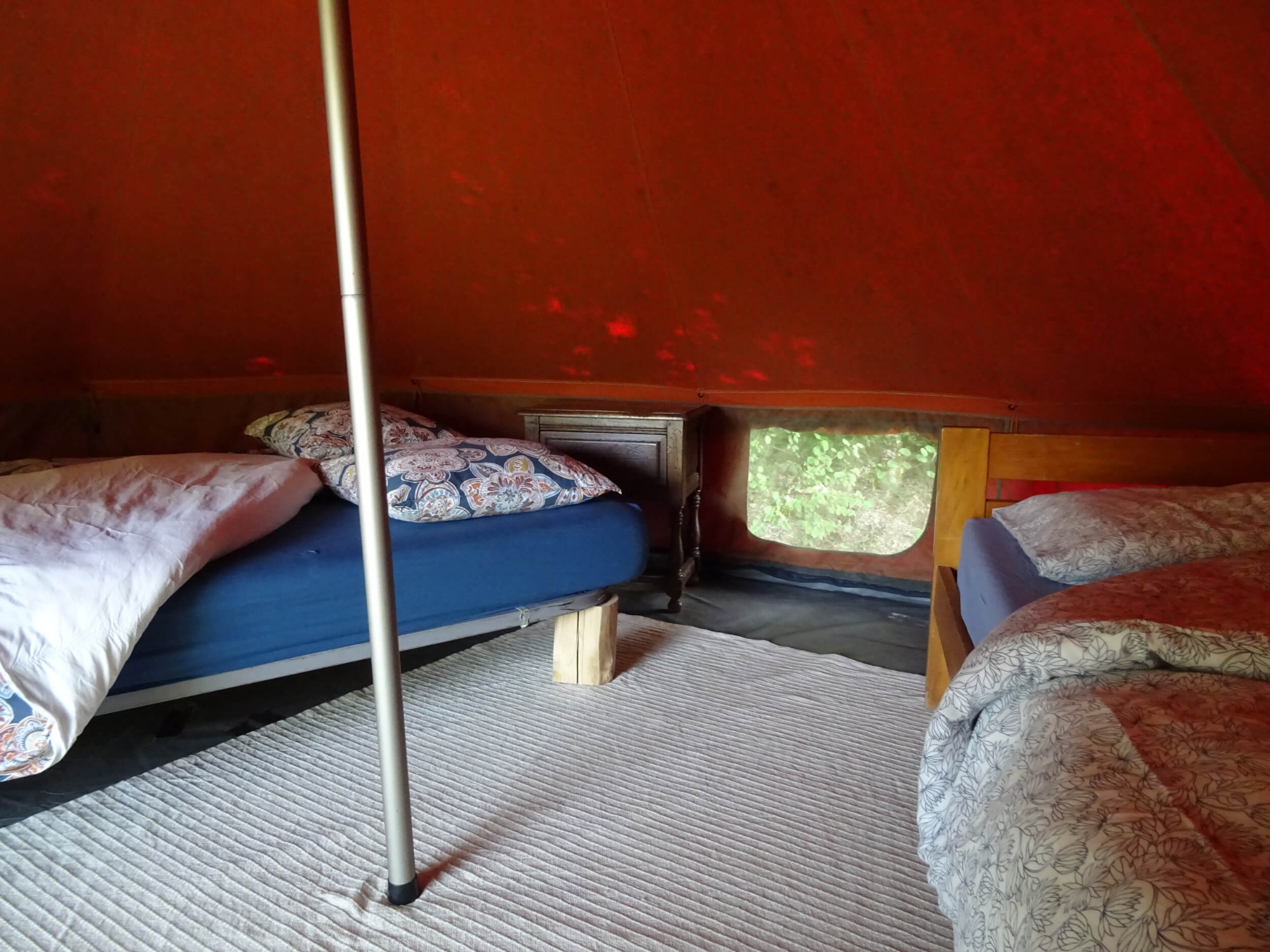 Tente nomade 3 places au Moulin de Recours