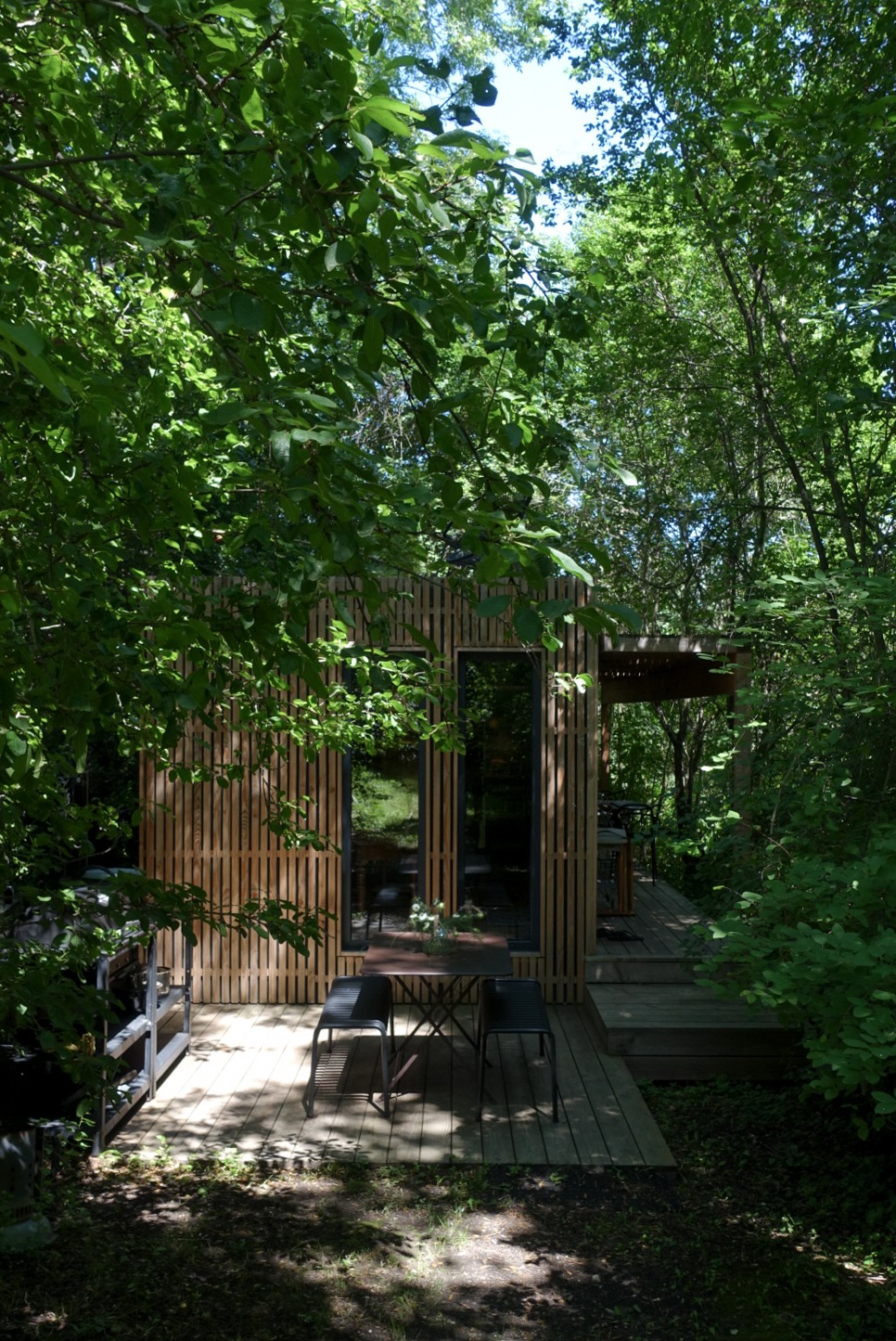 Tiny House sous les arbres