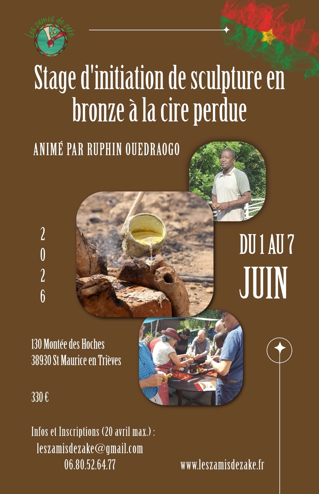 stage d'initiation de bronze à la cire perdue_Saint-Maurice-en-Trièves