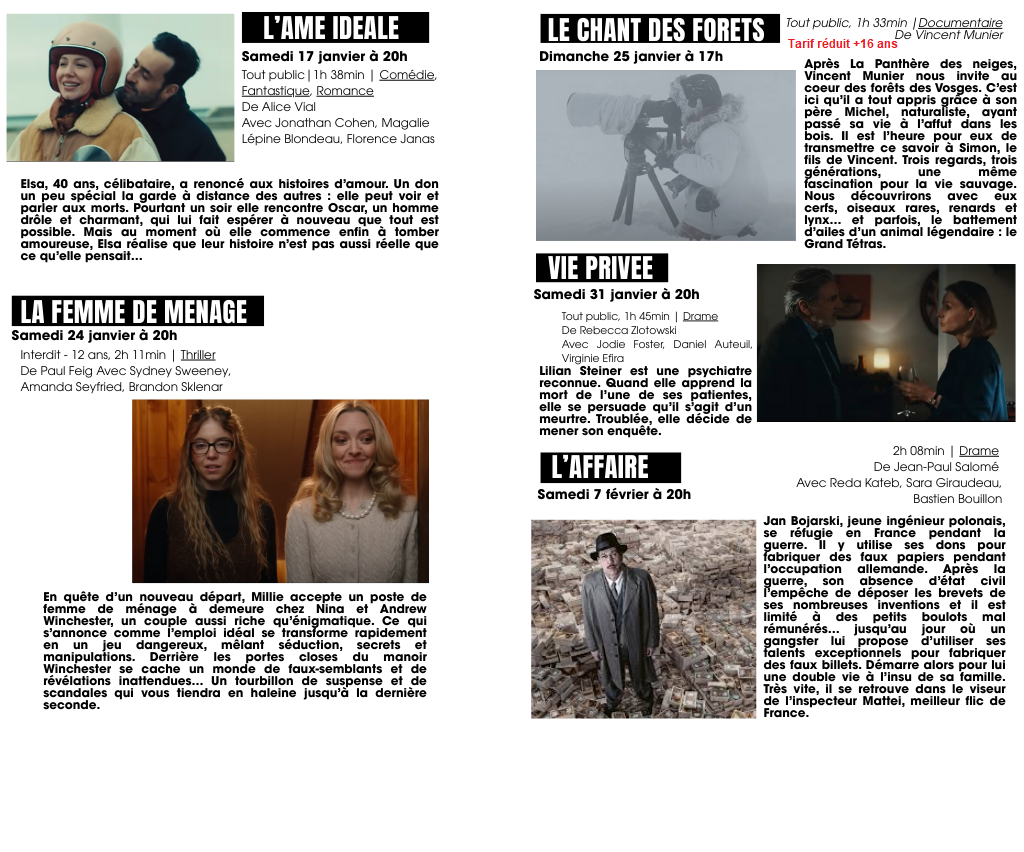 Programme du 17/01 au 07/02/2026_Gresse-en-Vercors