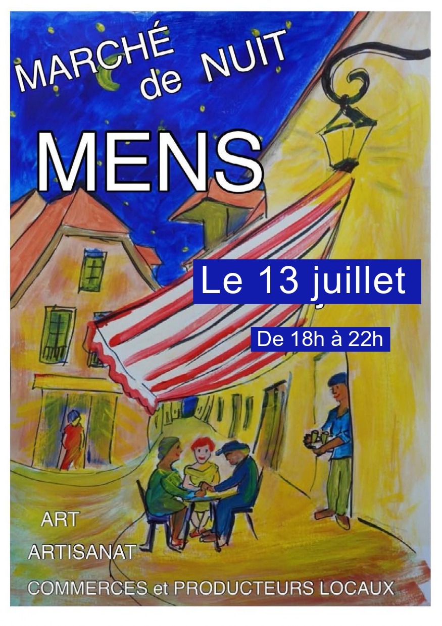 Marché nocturne artisans et producteurs_Mens
