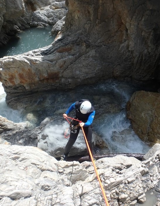 Canyoning avec Amont Canyon - Rappel