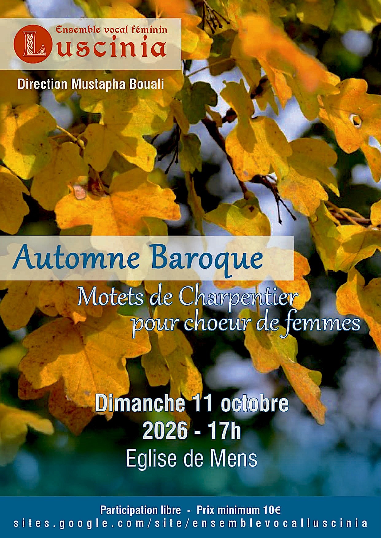 Automne baroque à Mens, l'affiche