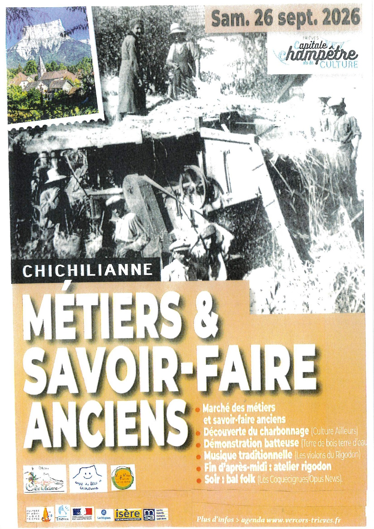 Trièves Capitale Champêtre de la Culture : Métiers & savoir-faire anciens_Chichilianne