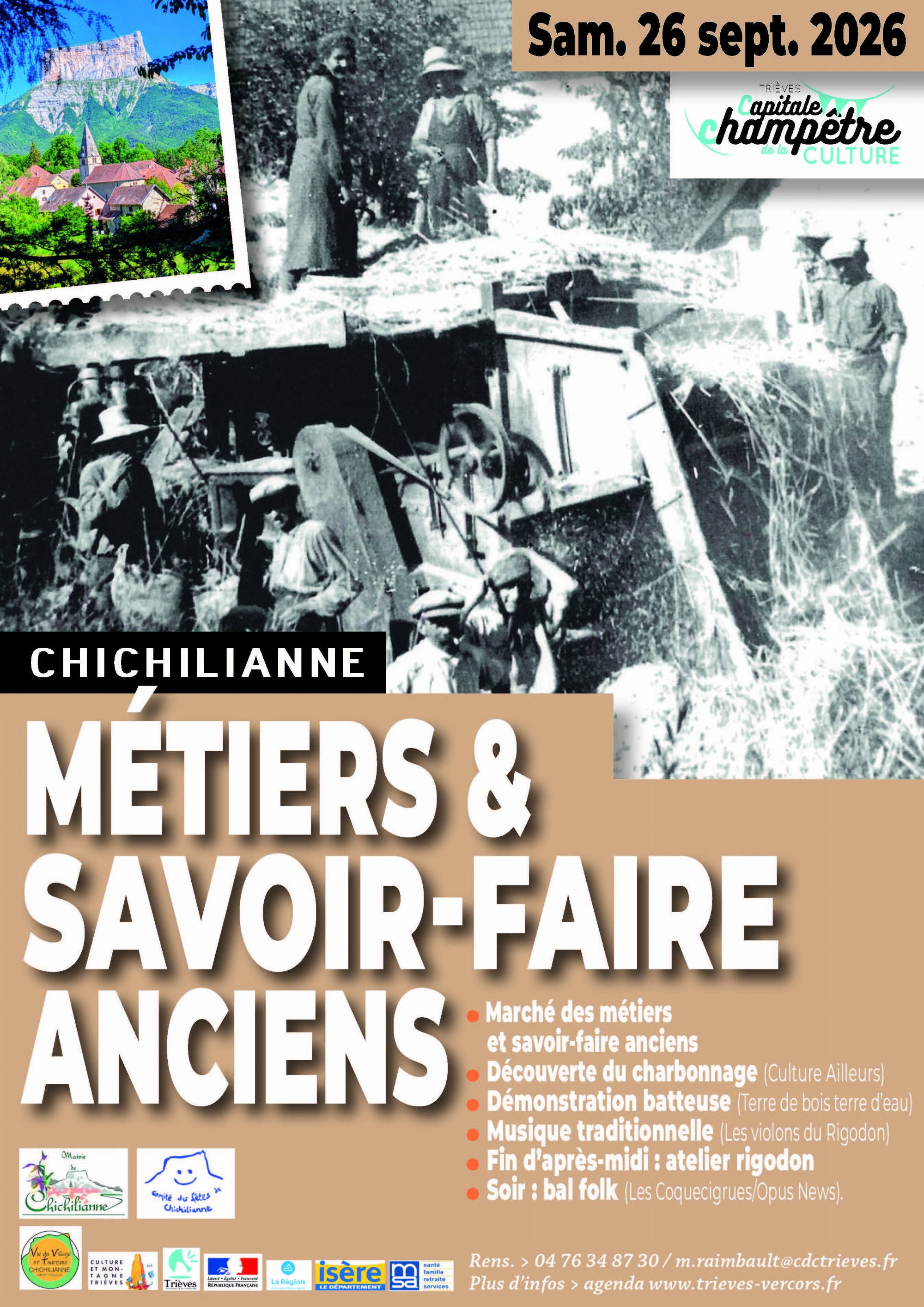 Chichilianne Capitale Champêtre de la Culture : Métiers & savoir-faire anciens_Chichilianne