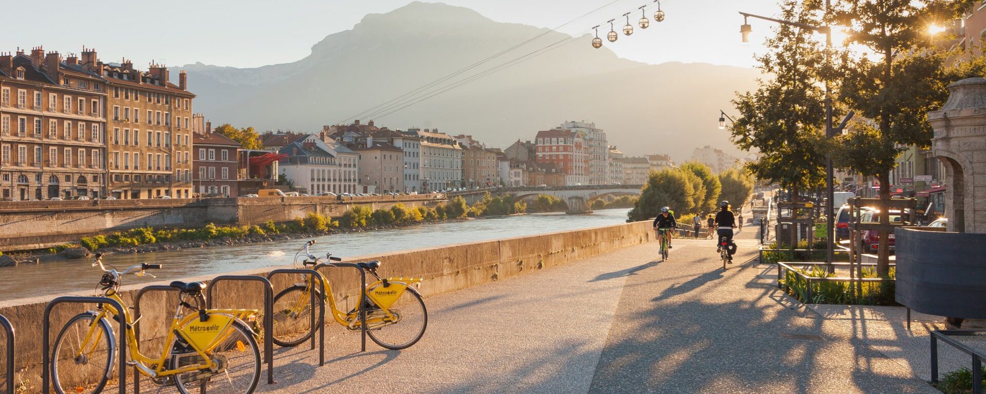 bulles depuis les quais de l'Isère
